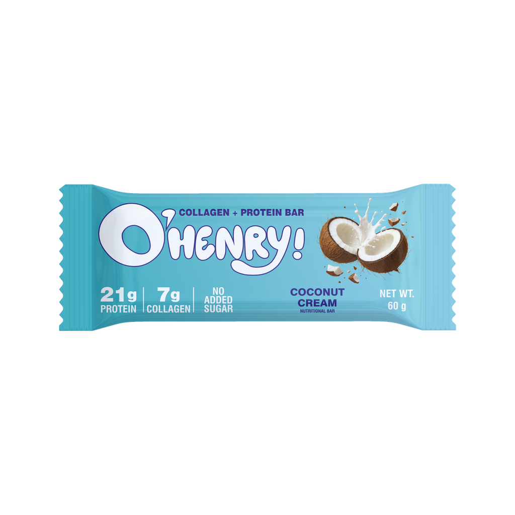 O’Henry Collagen + Protein Bar Coconut Cream 60g
