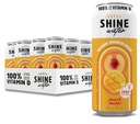ShineWater Peach Mango Vitamin D Electrolyte Drink Pack (473ml x 12)