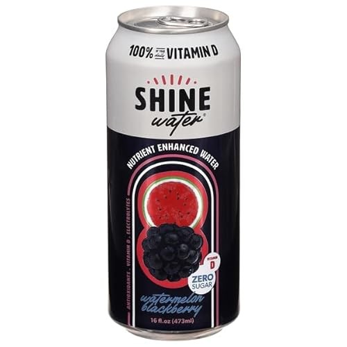 ShineWater Watermelon Blackberry Vitamin D Electrolyte Drink 473ml