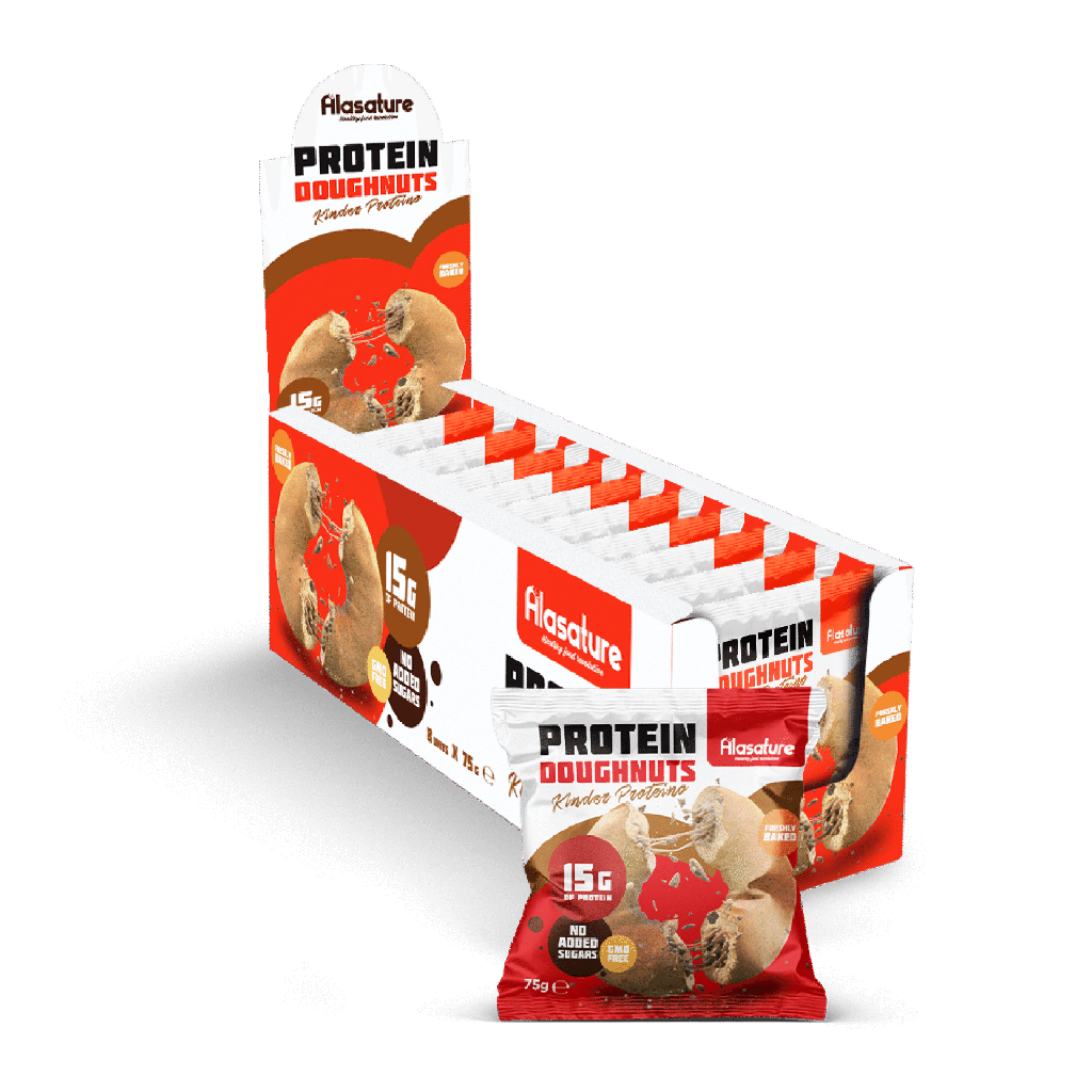 Alasature Protein Doughnuts Kinder Proteino | %15 Protein | Pack (8 x 75g)