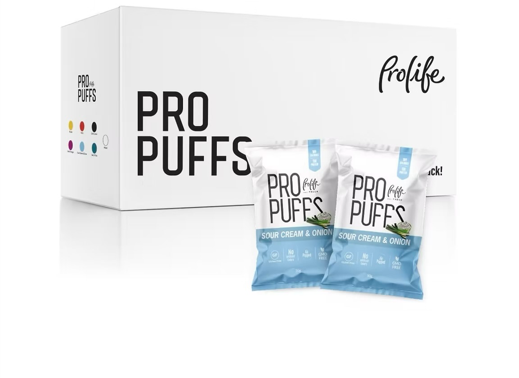 Pro Puffs Sour Cream & Onion Box (20Pcs) / (Expiry: Jul26)
