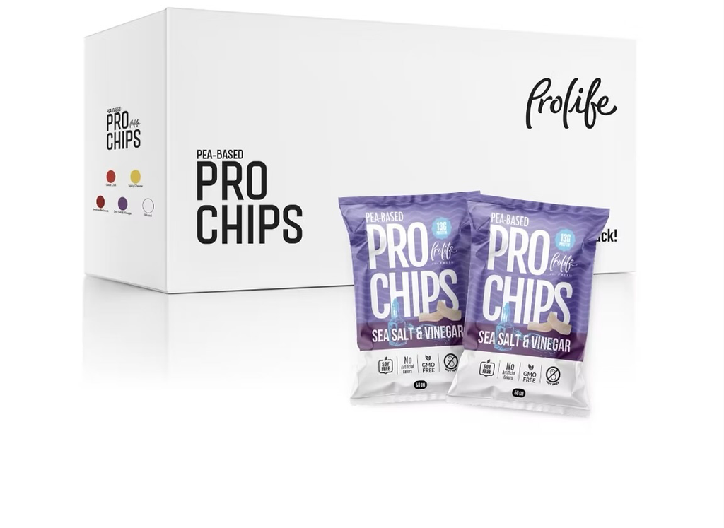 Pro Chips Sea Salt & Vinegar Box (20Pcs)